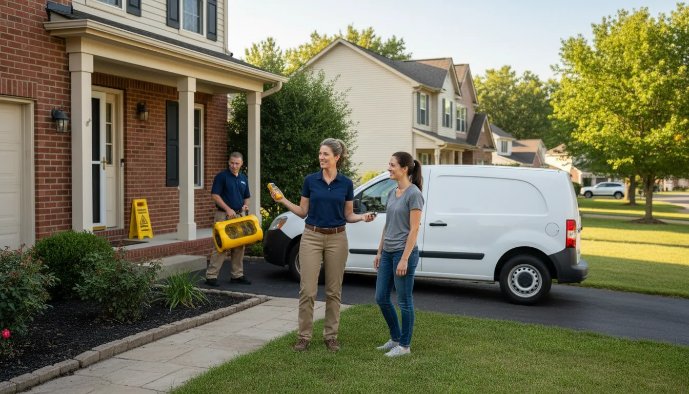 Residential water damage restoration in Loveland, CO
